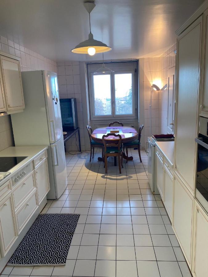 Genève, plein centre,belle vue Lac, splendide et grand appartement Extérieur photo