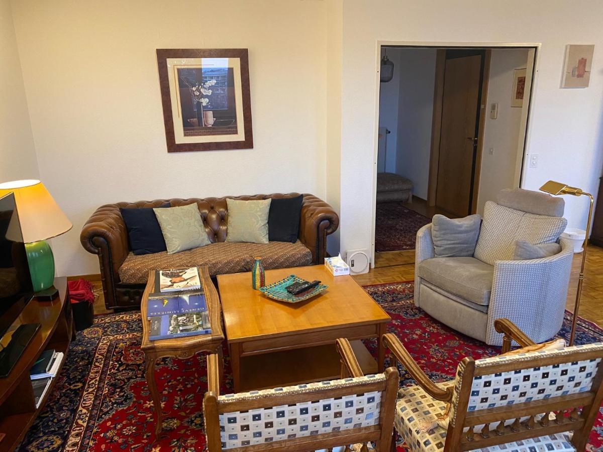 Genève, plein centre,belle vue Lac, splendide et grand appartement Extérieur photo